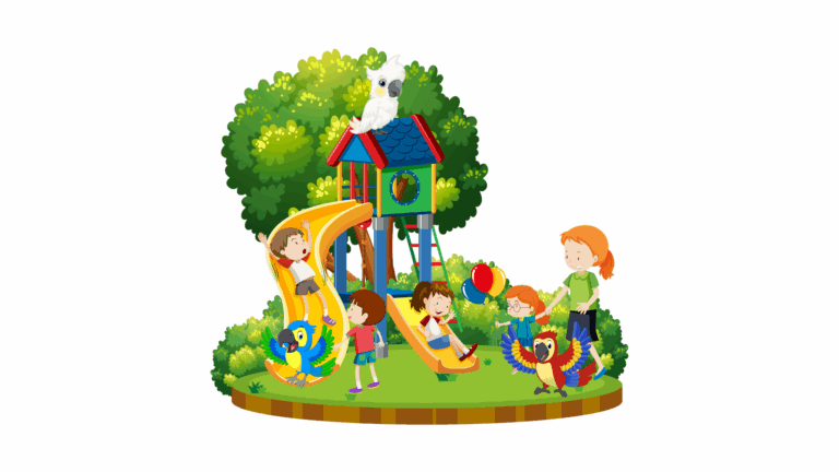 THE LORITOS LOVE TO PLAY IN THE PARK